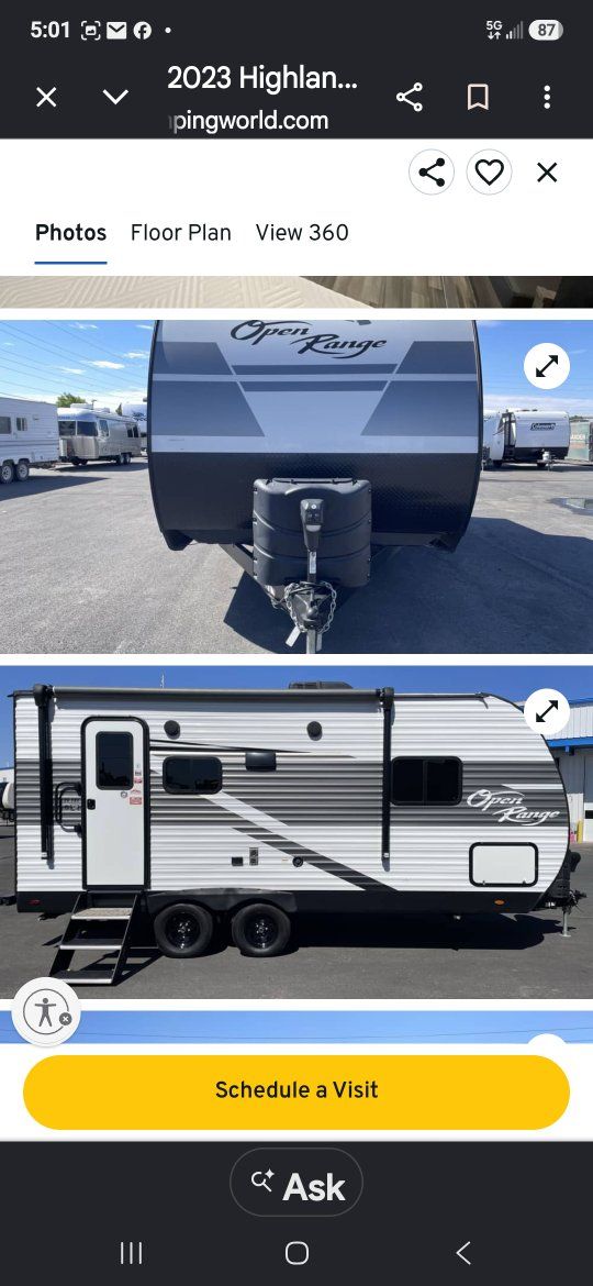 2023 Travel trailer
