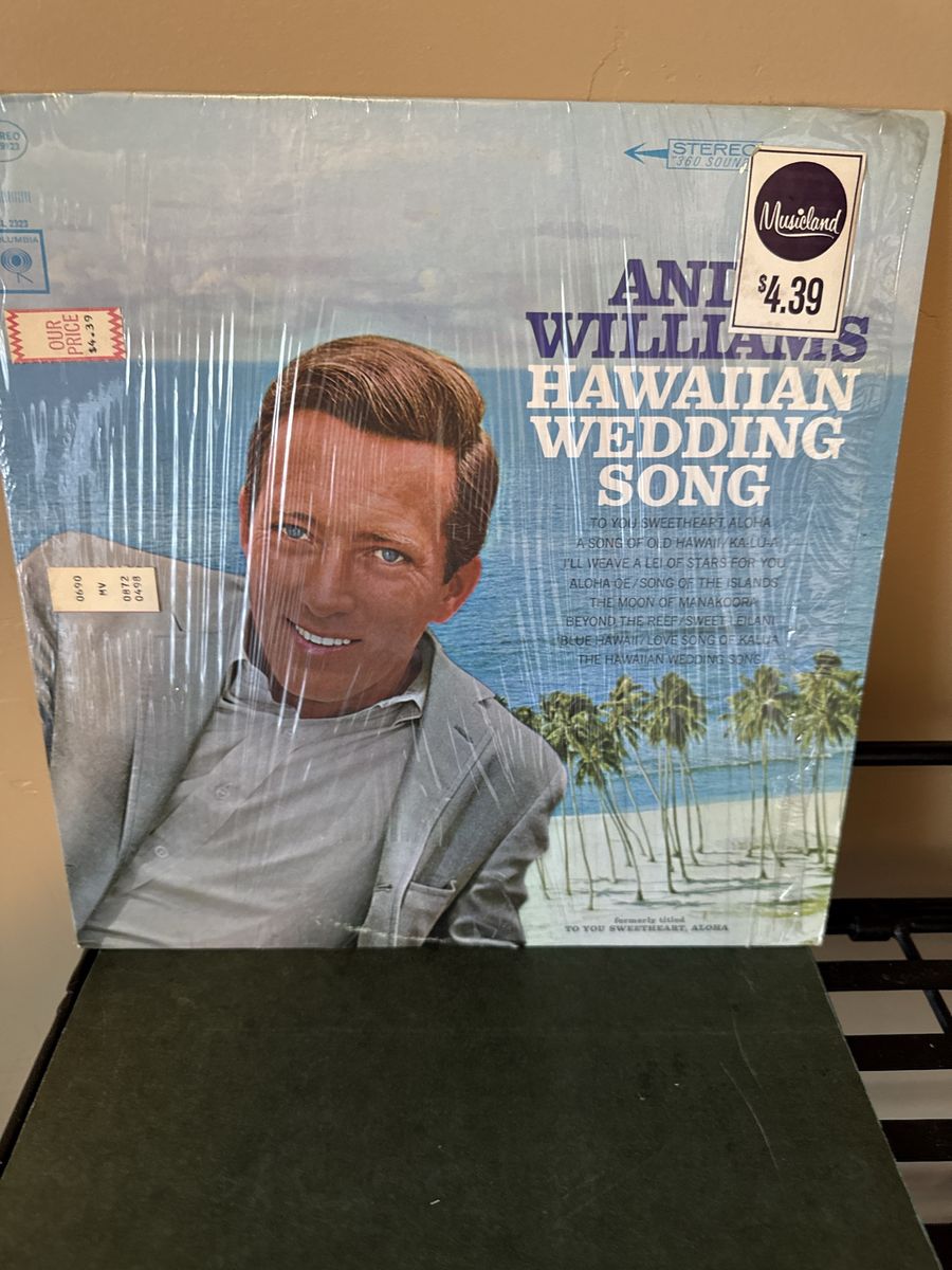 Andy Williams Hawaiian Wedding Song Vintage Vinyl LP Record Columbia Stereo