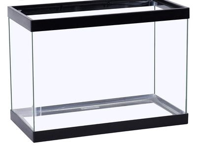 2 Rectangular Glass Aquarium Fish Tank