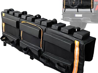 52" Truck Bike Tailgate Pad for 5 Bikes Bed Rack Holder