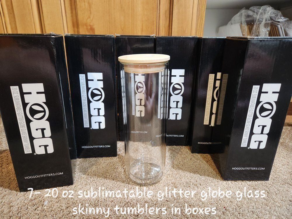 HOGG Sublimatable Glass Tumblers - Assorted Sizes & Finishes (Lot of 16)