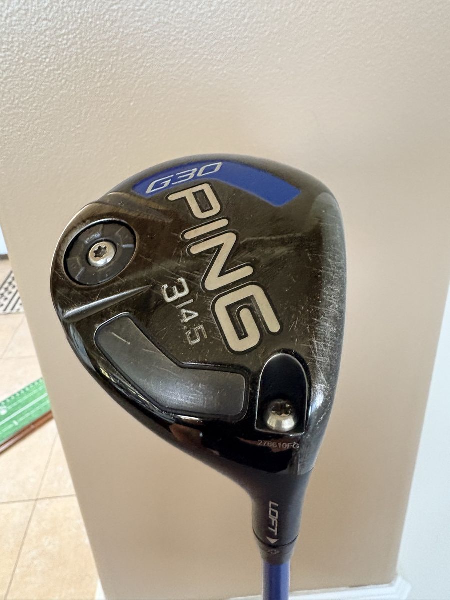 PING G30 3 14.5 Degree Fairway Wood Golf Club - Right Handed, Regular Flex