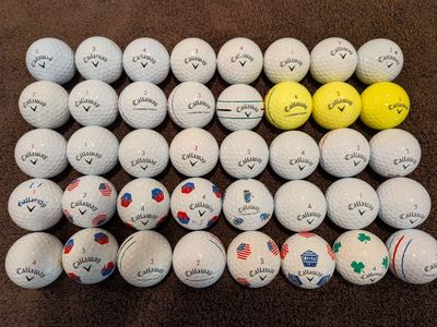 40 like new Chrome Soft x and Chrome Tour golf balls