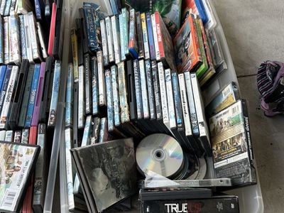 Large Lot of Mixed DVDs and Blu-rays - Movies and TV Shows - Various Genres