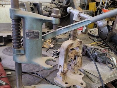 vintage drill stand