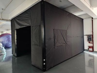 Inflatable Black Partition tent/ golf screen