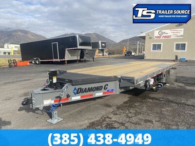 8.5x22 Diamond C DET 207 Deckover Tilt Trailer - 15.5K GVWR -