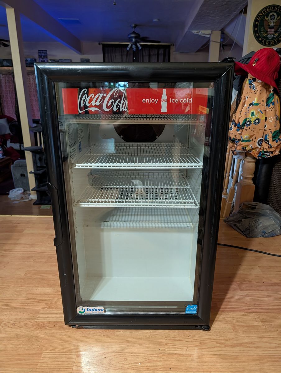 Coke mini fridge