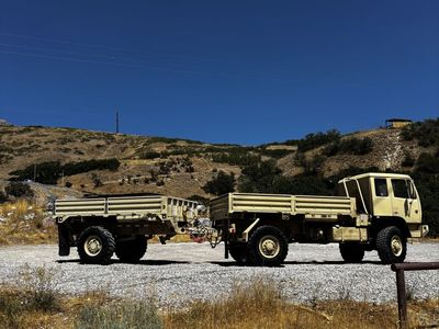 1998 Stewart & Stevenson LMTV 4x4 Military Truck with Trailer - 14,381 Miles