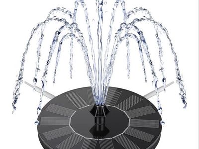 Mademax Solar Fountain Pump for bird baths, ponds, and gardens – Brand New