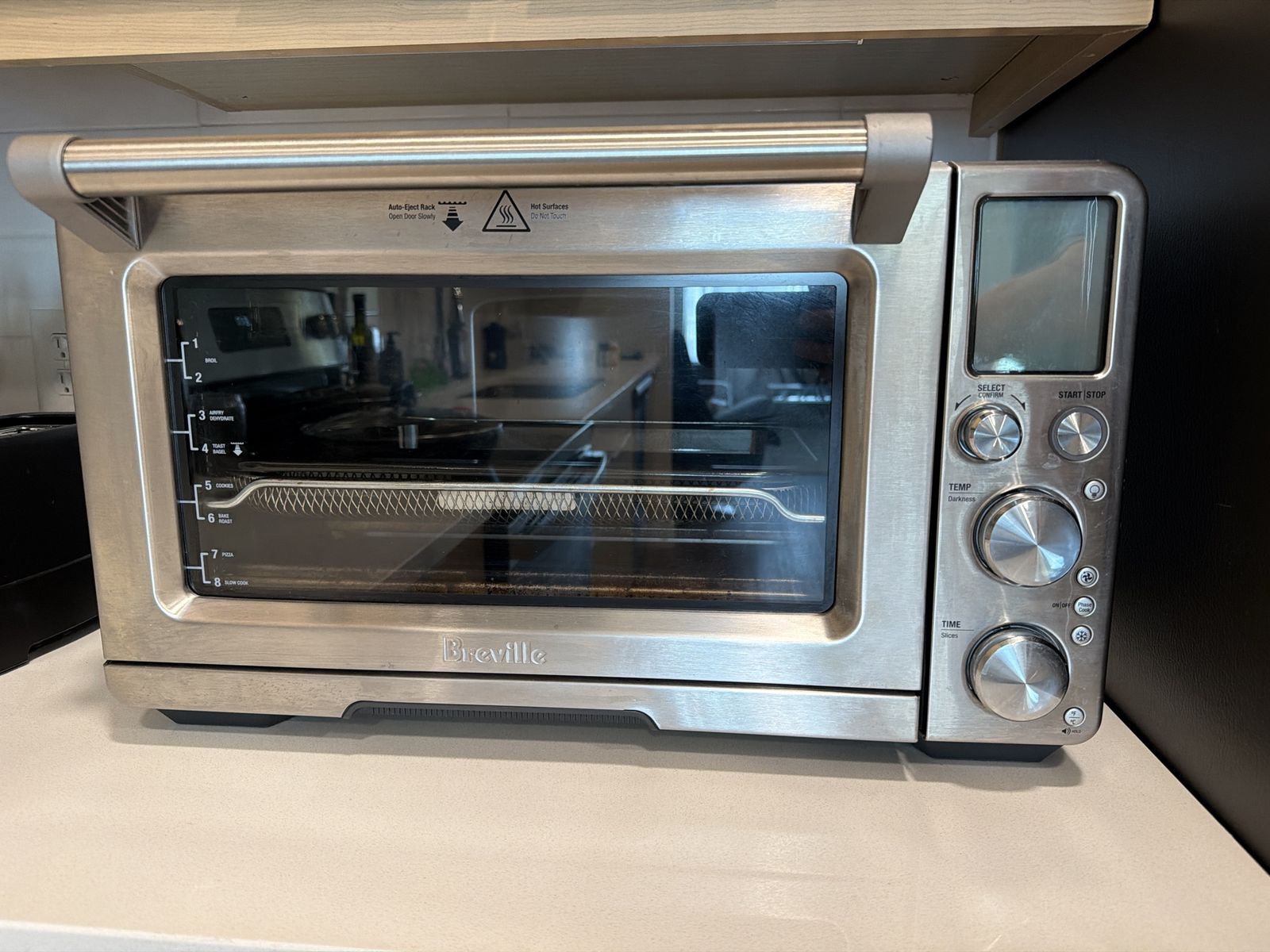 Breville Smart Oven Air Fryer Countertop Convection Toaster Oven Stainless Steel