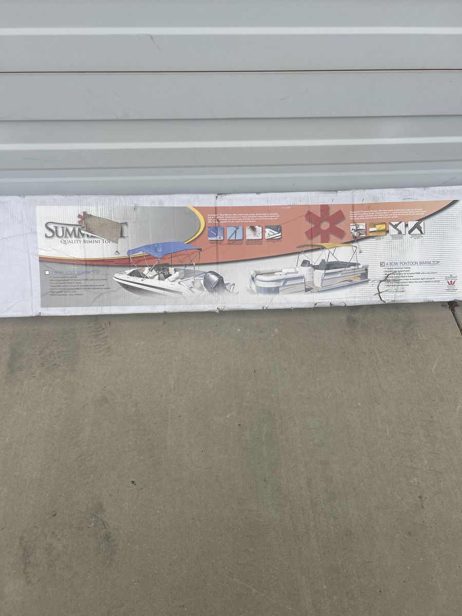 4 Bow Pontoon Bimini Top