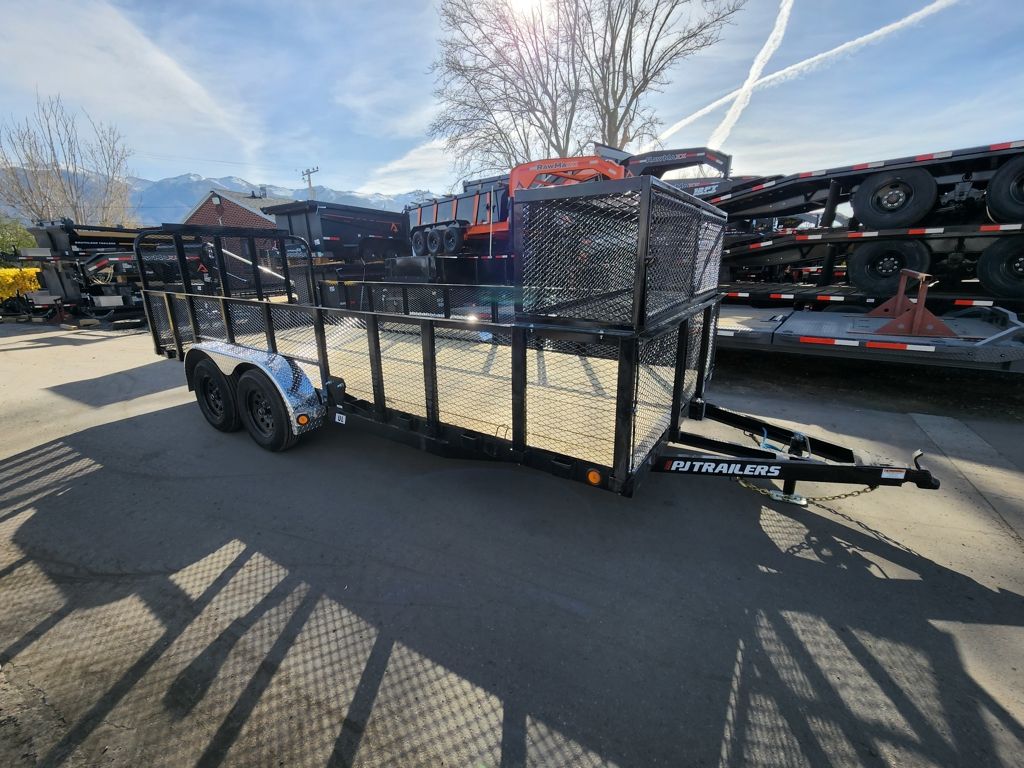 2026 PJ Trailers 7X18 UL 7K with Landscape Toolbox
