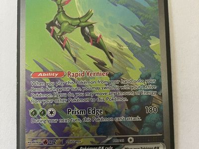 Iron Leaves EX Pokémon Card - great condition.