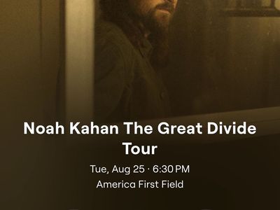 Noah Kahan ticket