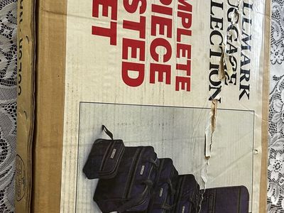 Hallmark Luggage Collection 3-Piece Nested Set - Unused Gray Travel Bag Set