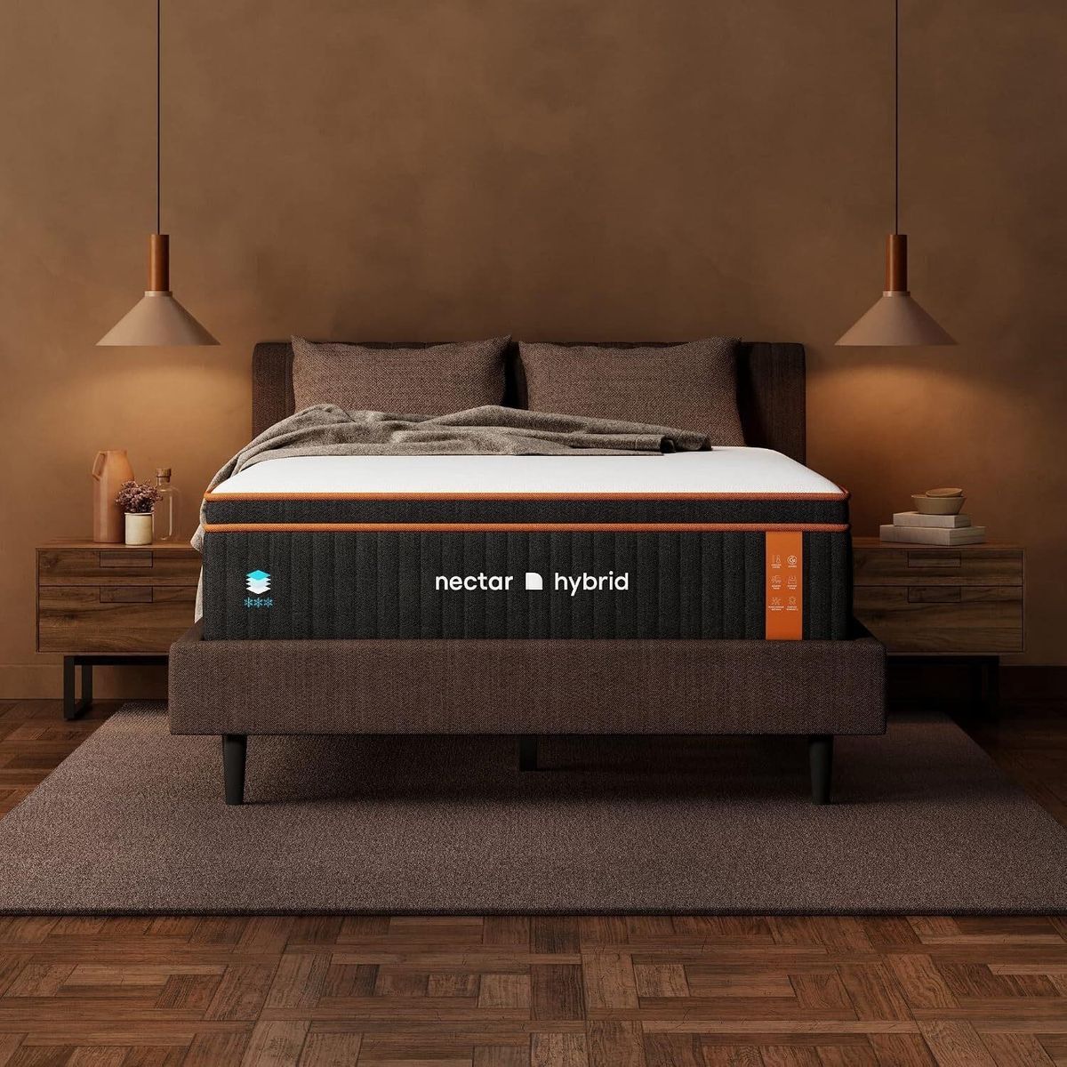 King, 14 in, Nectar Premier Copper Mattress