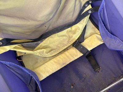Burley Bee Child Bike Trailer - Yellow/Blue, Used, Needs cleaning