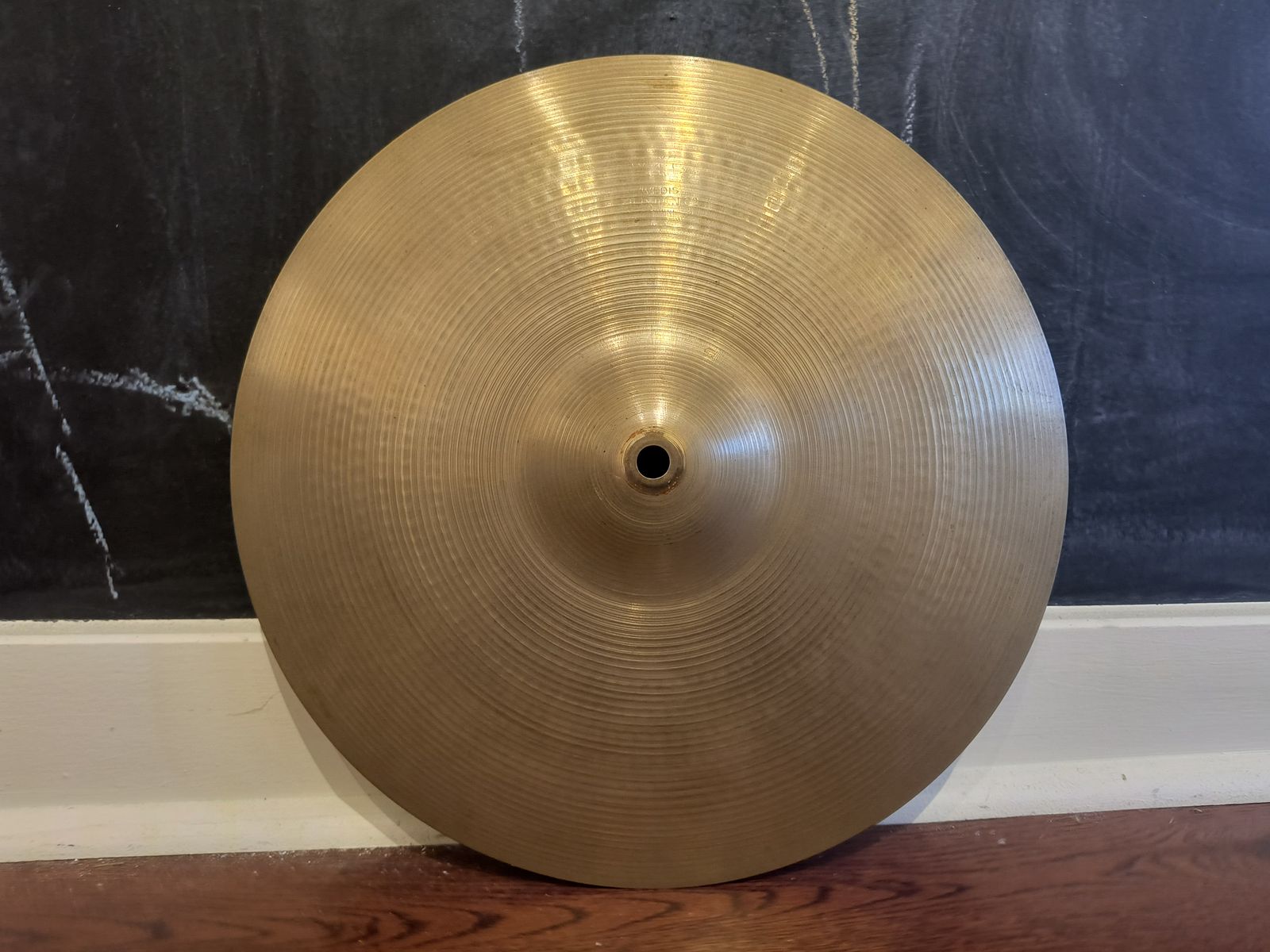 Vintage 1960s A Avedis Zildjian 14" Hi-hat Cymbal 770g