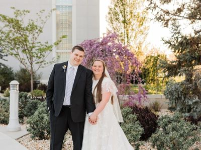 Modest Wedding Dress and Veil