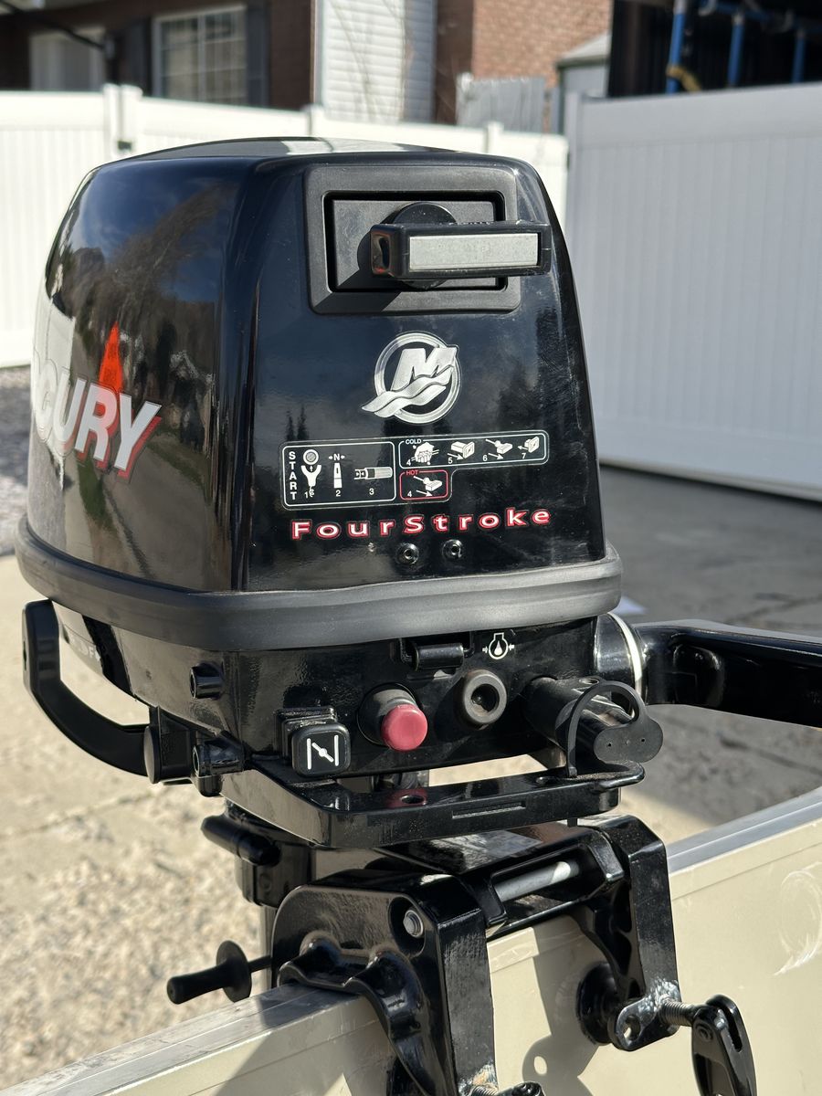 2012 Mercury six horse outboard.