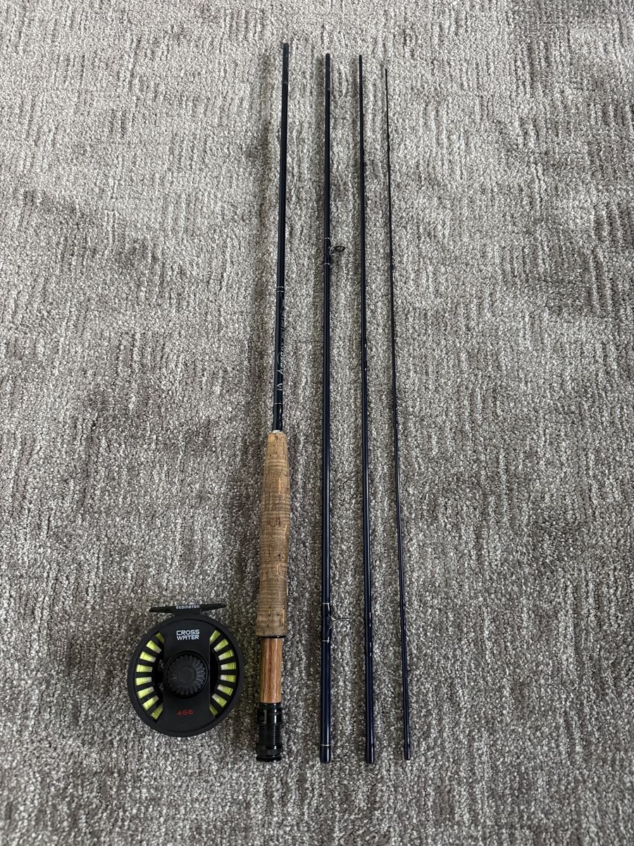 Fly fishing rod and reel