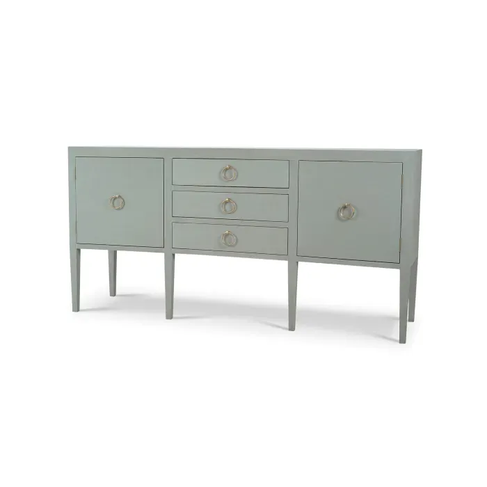 Bramble Furniture - Pale Blue Sideboard - NEW - 80" Wide - Retail $3500