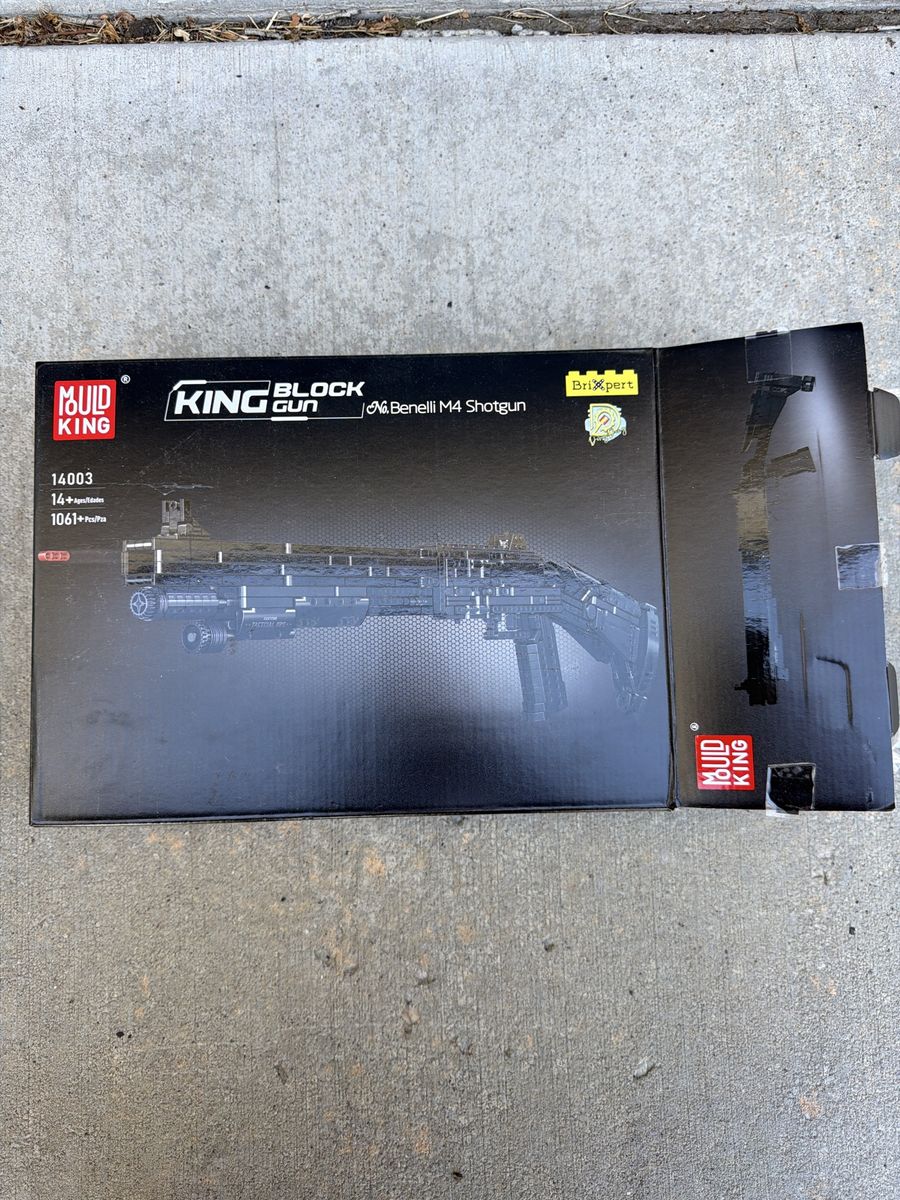 Mould King 14003 King Block Gun Benelli M4 Shotgun 1061+ Pcs