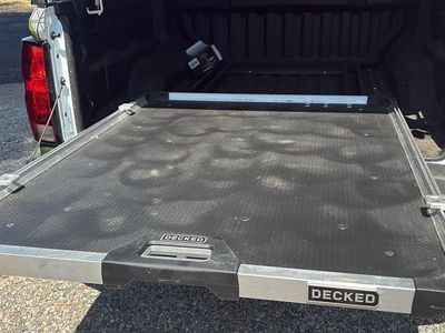Decked Chevrolet Colorado bed slide
