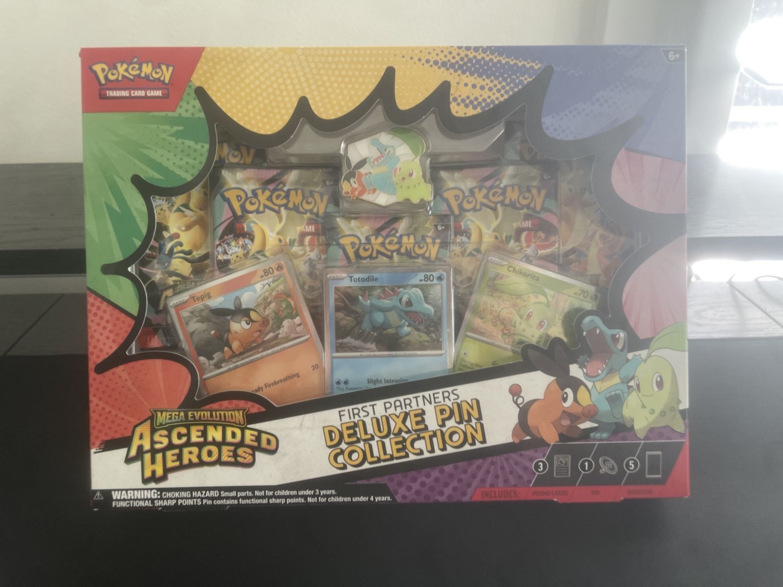Mega evolution ascended hero’s first partners deluxe pin collection