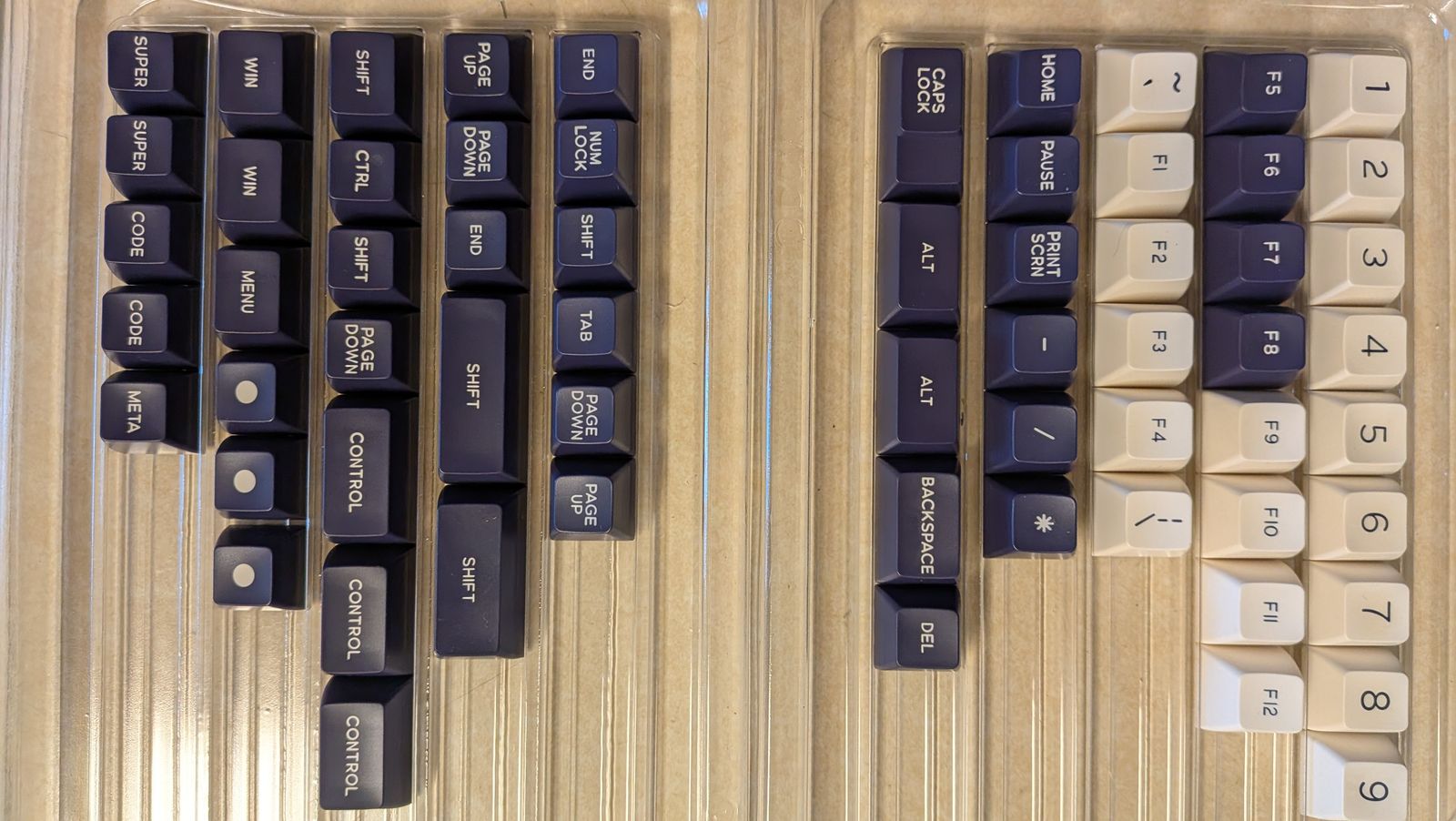 Domikey SA abs doubleshot keycap set Mobius SA profile for mx stem keyboard