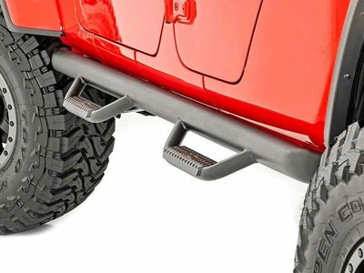 Rough Country RCJ1980T Nerf Bar Hoop Steps Rails for 2019-Up Jeep Gladiator JT