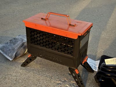 Ignik Firecan Propane Camping Fire Can / Fireplace / Fire Box - With Lava Stones