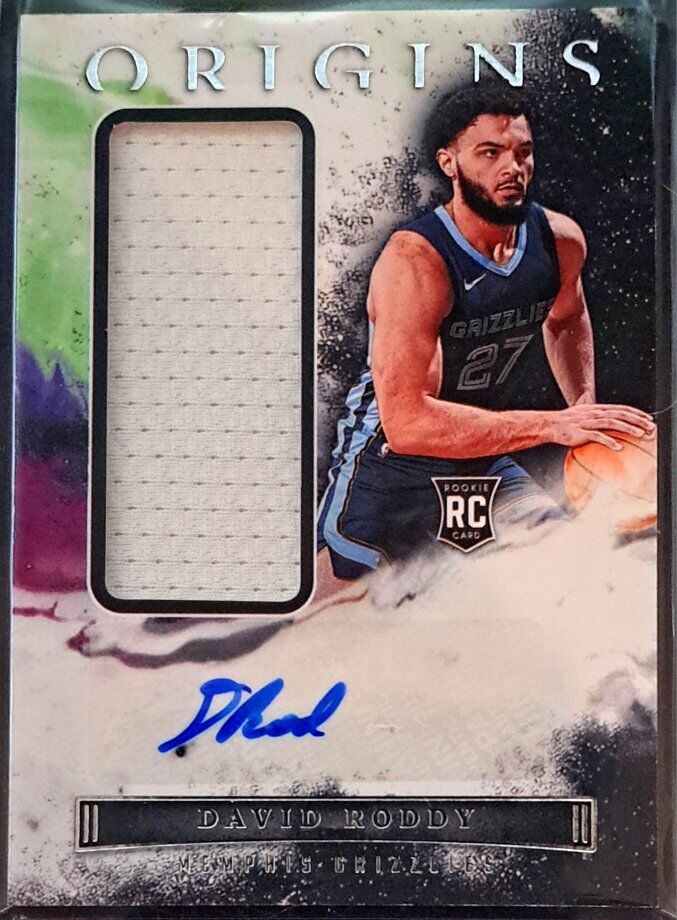 DAVID RODDY RC AUTO/JERSEY 2023 PANINI ORIGINS NBA