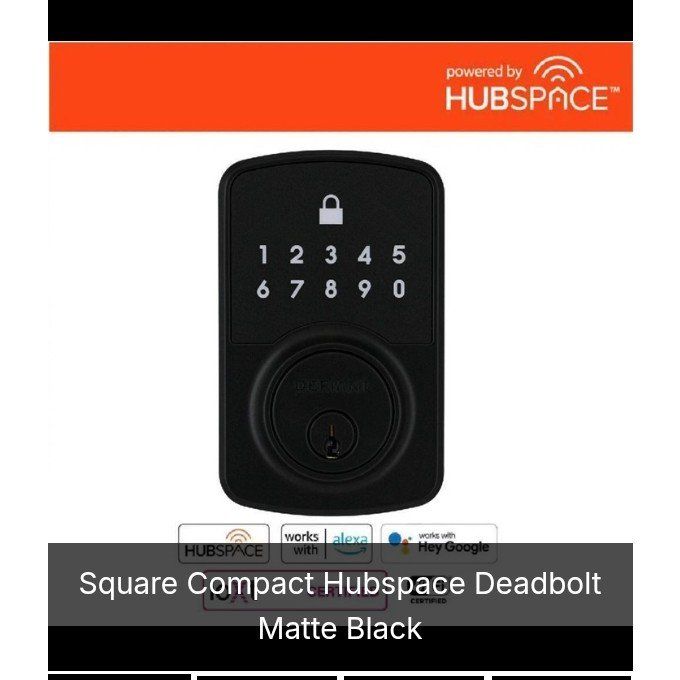 Wi-Fi Electronic Deadbolt Lock (NEW)