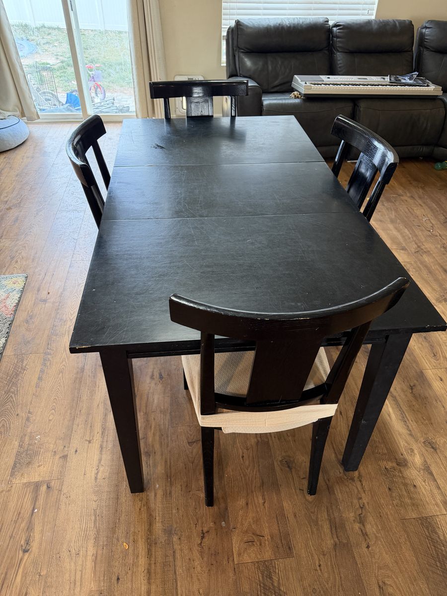 Black Dining Table