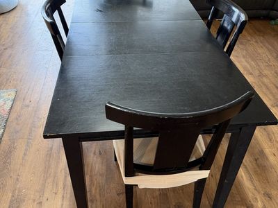 Black Dining Table