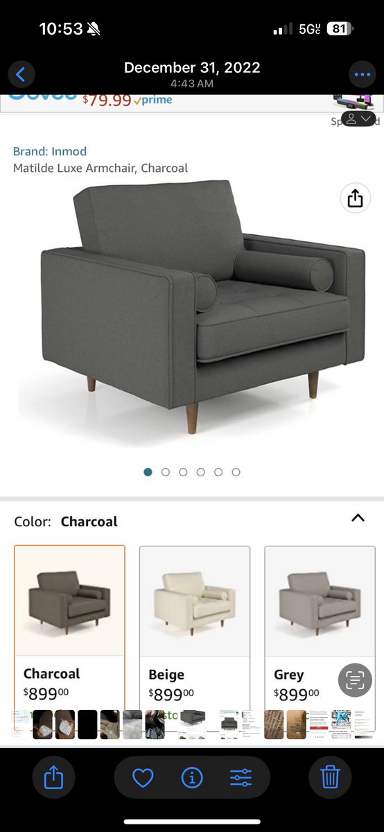 Brand new modern chair