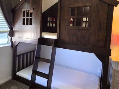 Pottery barn solid wood bunk bed
