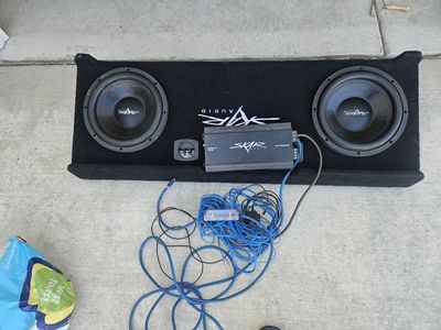 SKAR AUDIO 1200W RMS Dual 12" Subwoofer with RP-1200.1D Amplifier & Enclosure