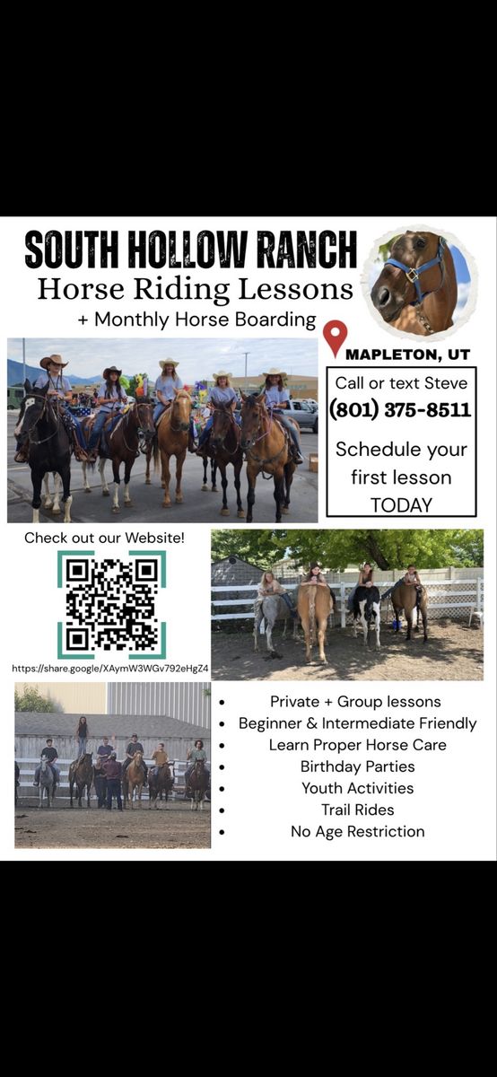 Horse Riding Lessons/ Boarding