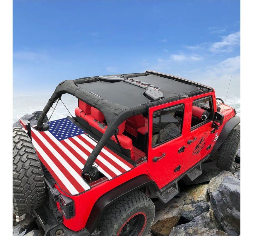 Shadeidea Jeep Wrangler 4D JKU 07-18 Tonneau Cover