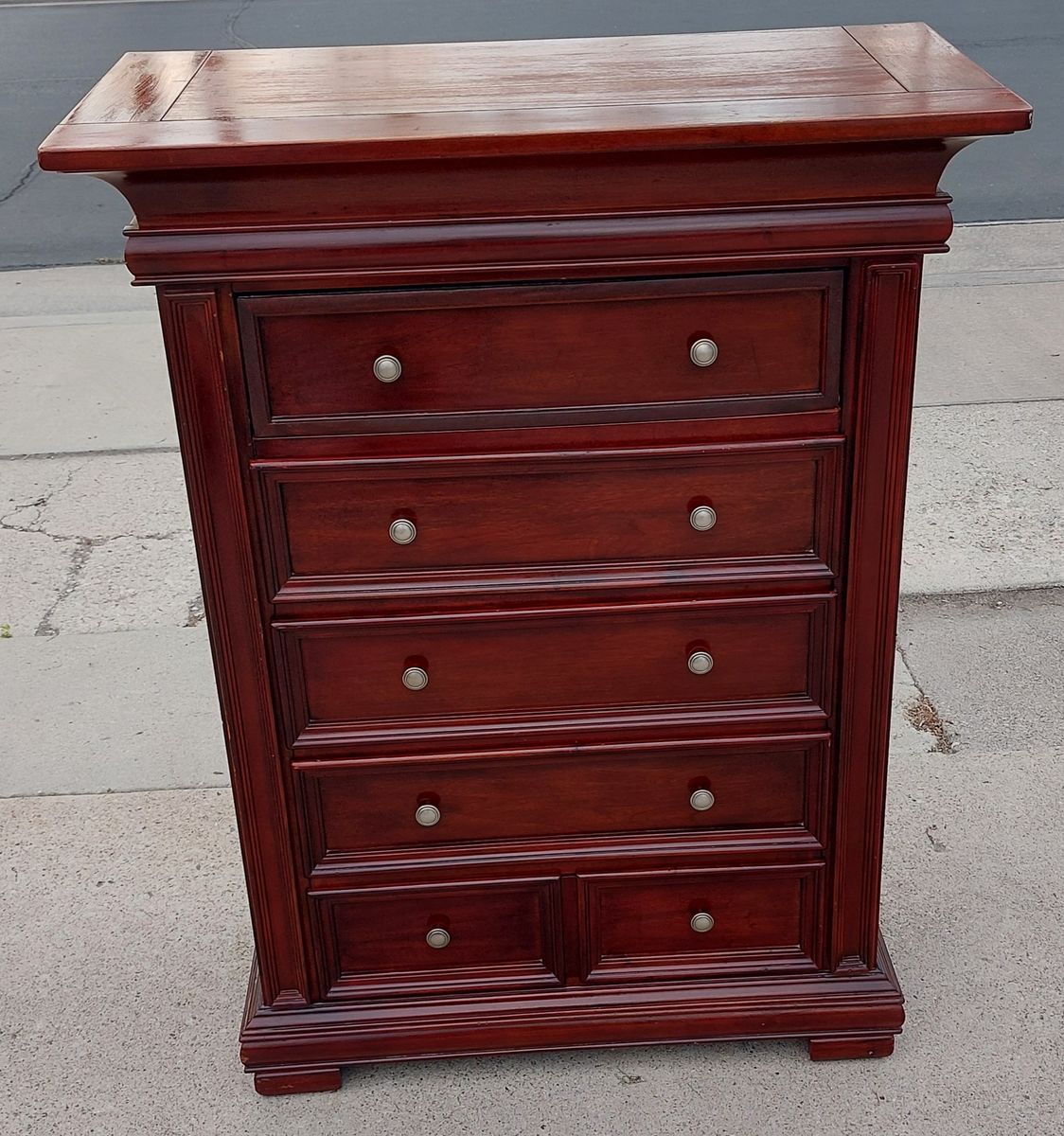 Dresser Large 5 Drawer Mahogany