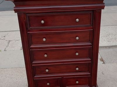 Dresser Large 5 Drawer Mahogany