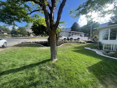 Landscaping, lawn mowing moving mulch