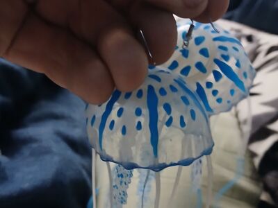 Fancy Earrings Jellyfish