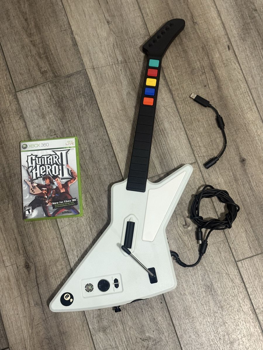 GUITAR HERO X-Plorer wired guitar controller for XBOX 360 with one game