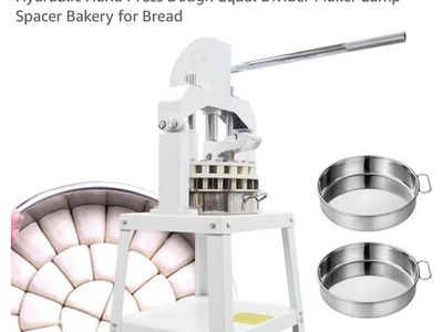 INTSUPERMAI 36A Manual Dough Divider Rounder 36pcs Commercial Hydraulic Hand Press Dough Cutter
