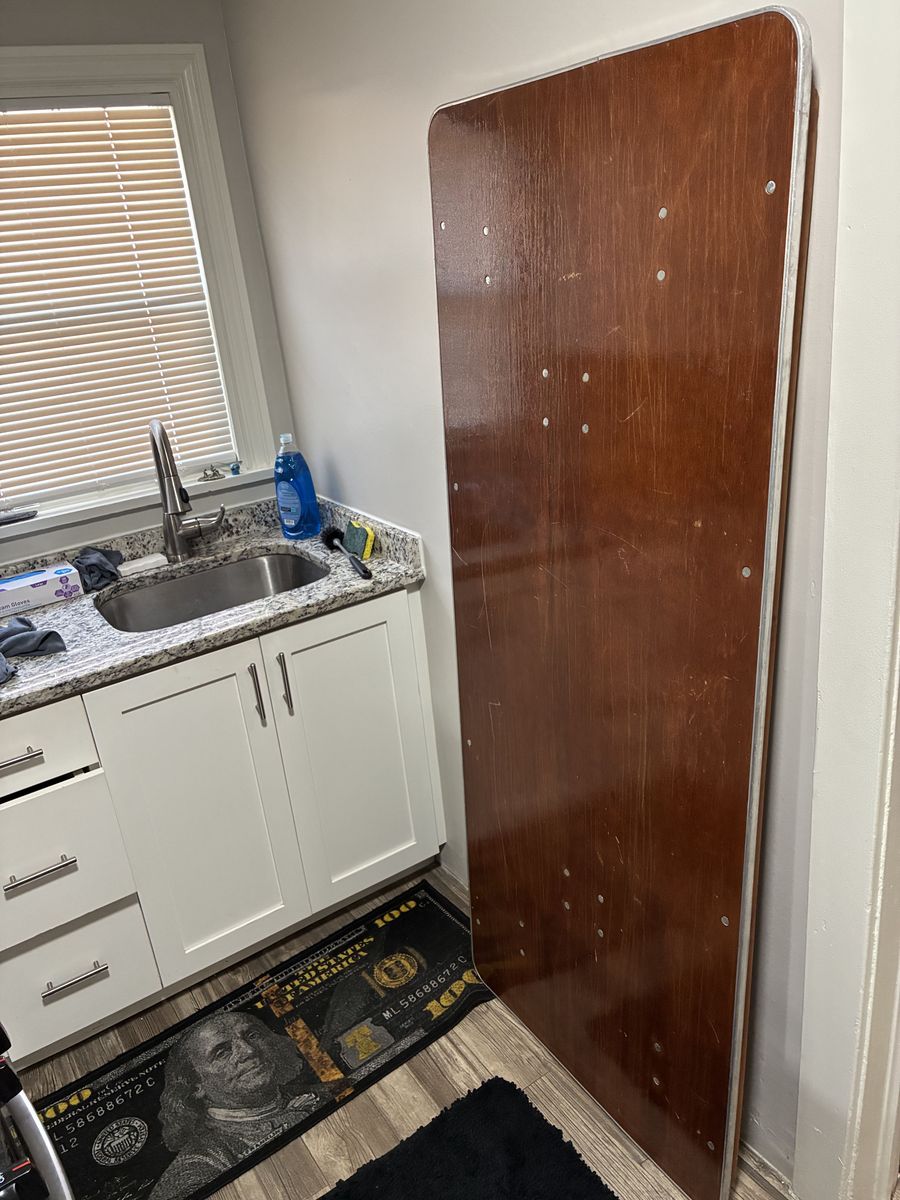 Rustic Fold-Out Table – Wood & Metal, Small Space Hero