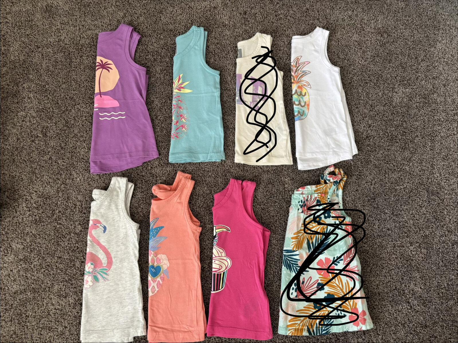 Toddler Girl Clothes- 2T, See Description